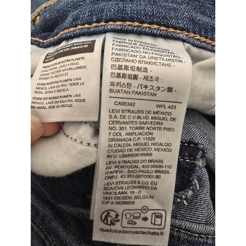 Levi‎ Strauss Blue Bootcut Jeans Classic Straight Five-Pocket Size 10 - Picture 6 of 14